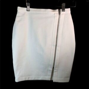 Cupcakes & Cashmere Jann Pencil Skirt White XS NWT